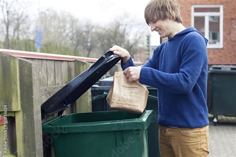 Learn more about the benefits of yard waste recycling. . A food handler who is throwing out garbage in an outdoor dumpster must